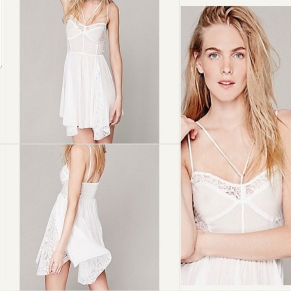 Free People Angel Strappy Tunic Dress NWT